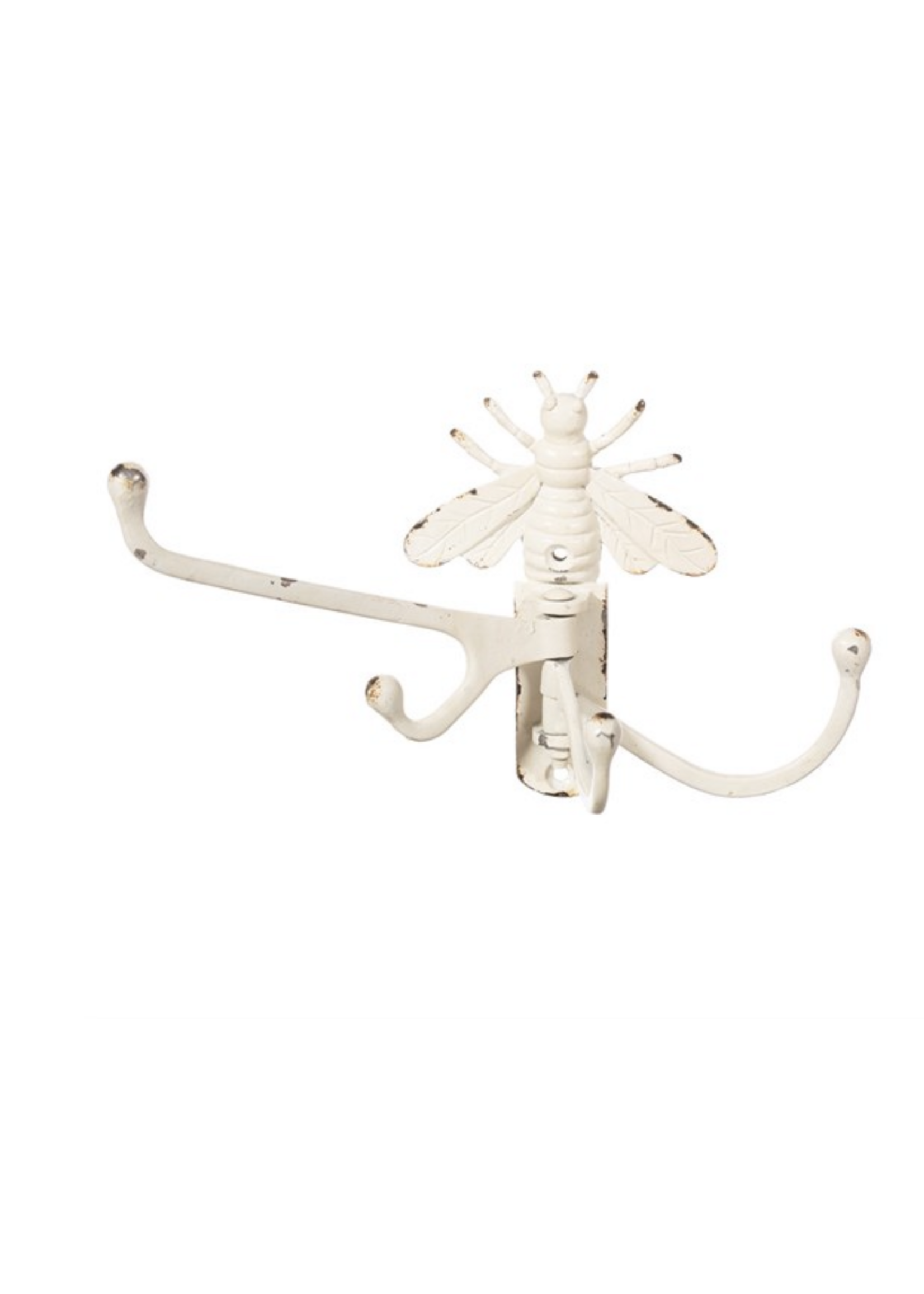 Sass & Belle Antique White Bee Multi Hook