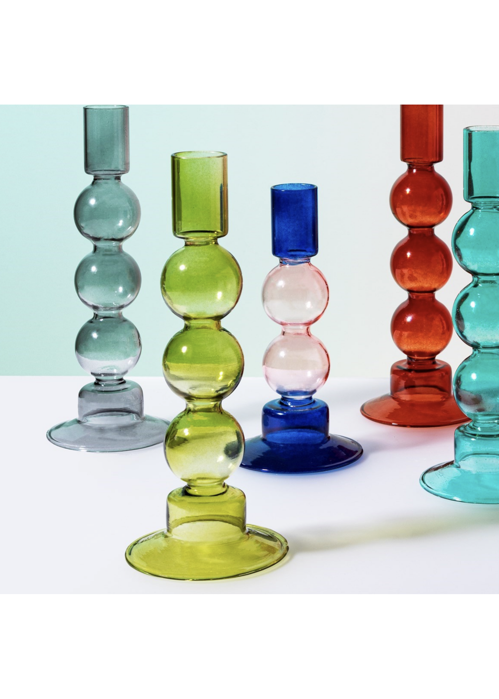 Sass & Belle Bubble Candle Holder Red