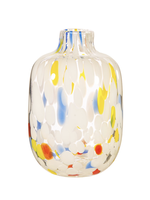 Sass & Belle Small Multicoloured Speckled Glass Vase