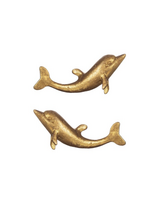 Sass & Belle Gold Dolphin Drawer Knob - Set of 2