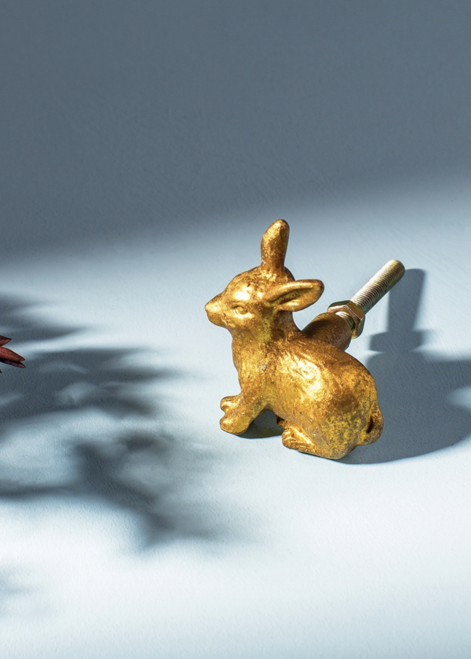 Sass & Belle Gold Rabbit Drawer Knob