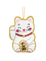 Lucky Cat Zari Decoration