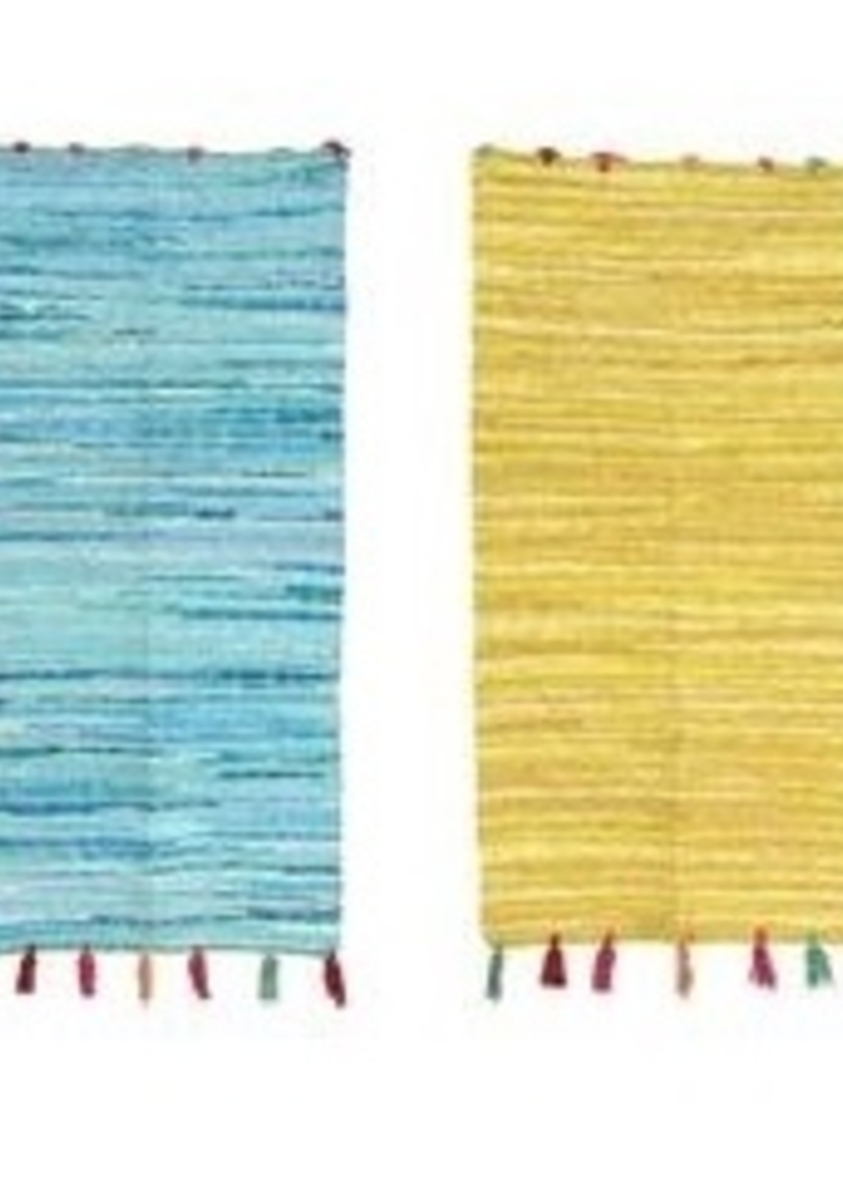 Kaemingk Rug Colourful Rag Rugs 90 x 60cm - in a choice of 4 colours