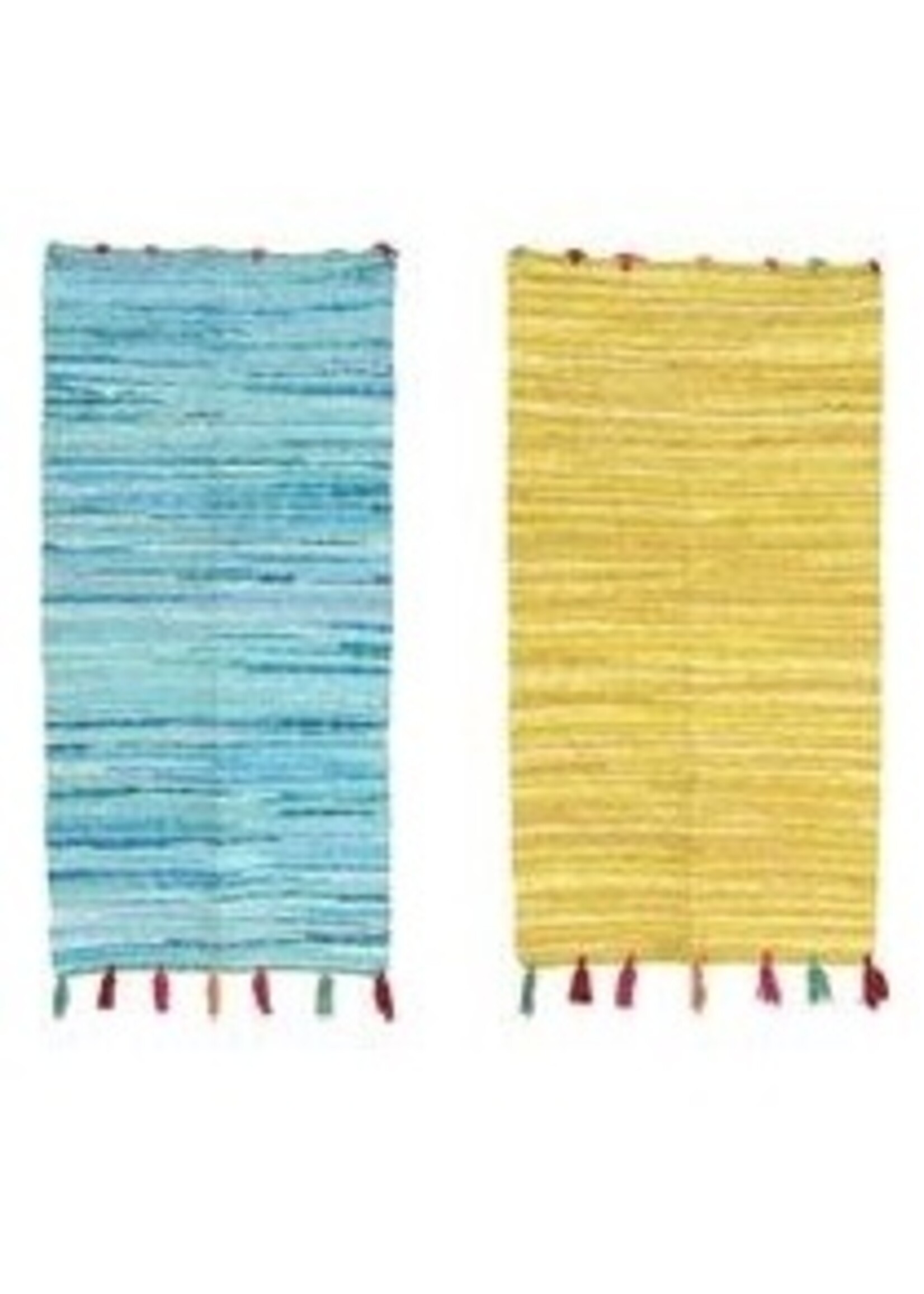 Kaemingk Rug Colourful Rag Rugs 90 x 60cm - in a choice of 4 colours