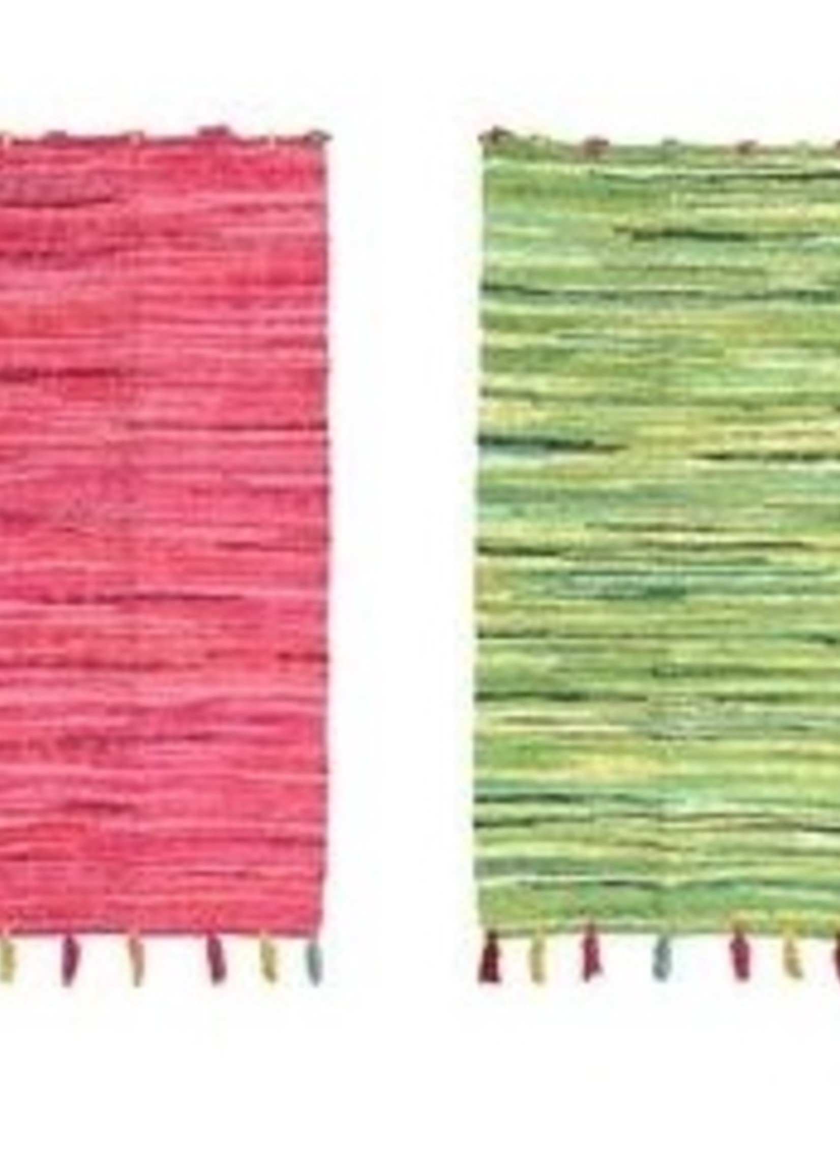 Kaemingk Rug Colourful Rag Rugs 90 x 60cm - in a choice of 4 colours
