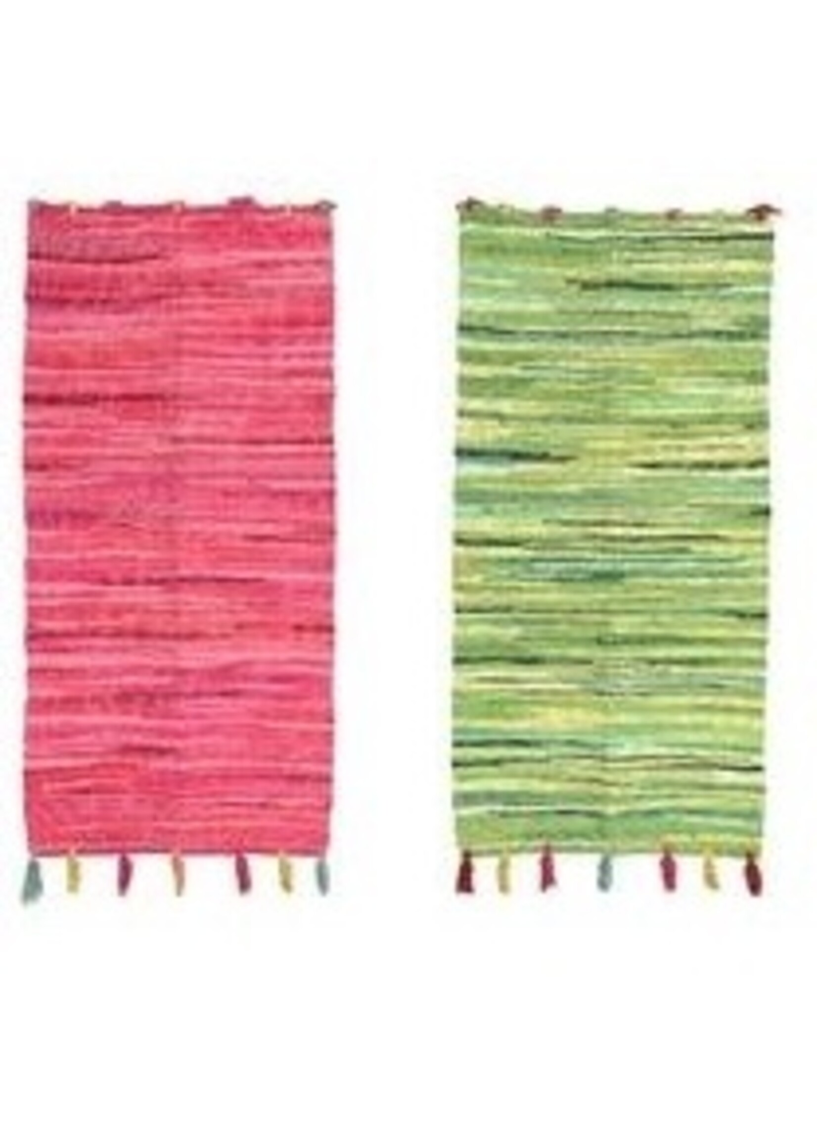 Kaemingk Rug Colourful Rag Rugs 90 x 60cm - in a choice of 4 colours
