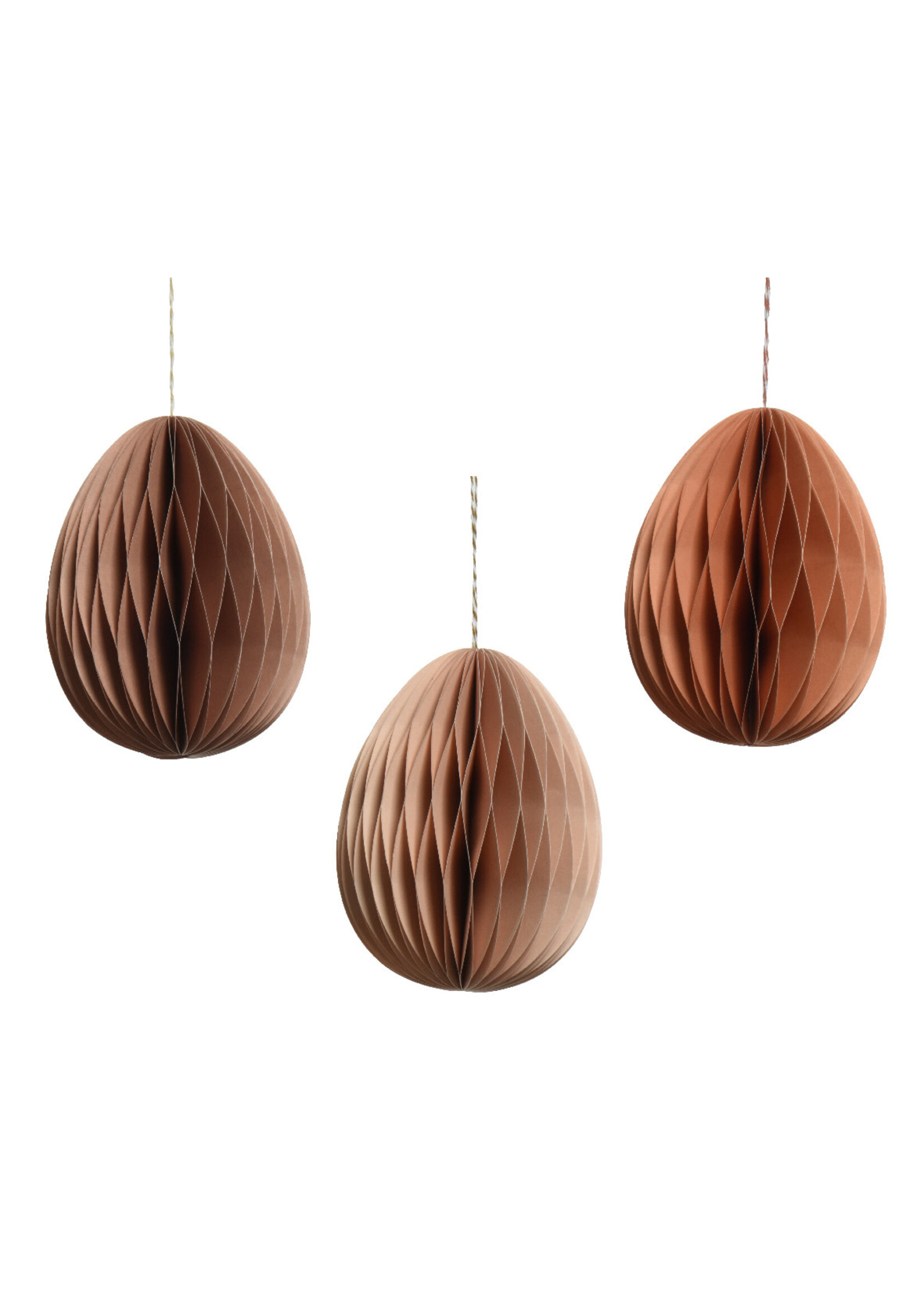 Decoris Easter Egg Paper Hanging 12 x 9cm