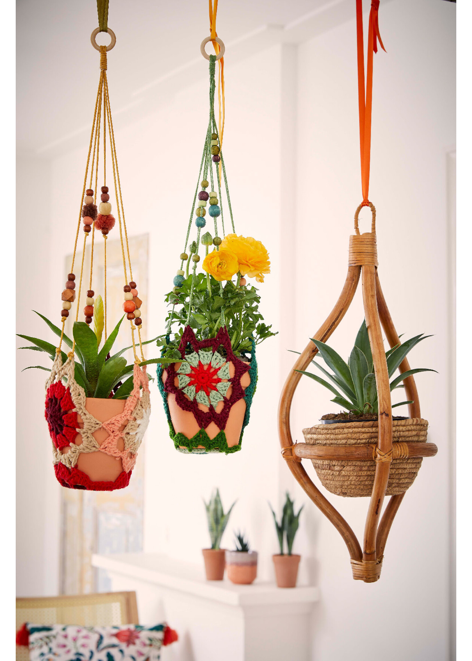 Decoris Crochet Plant Hanger 50 x 12cm