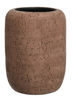 Decoris Round Terracotta Vase 25 x 19cm