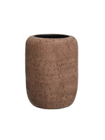 Decoris Round Terracotta Vase 25 x 19cm