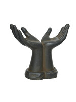 Decoris Pot Hands Statue - Anthracite 36 x 20 x 43cm