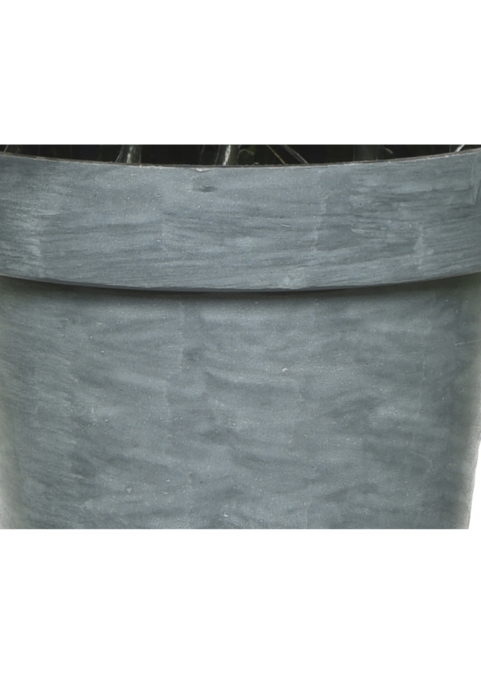 Everlands Mini Artificial Plant in a Grey Pot 13 x 10cm