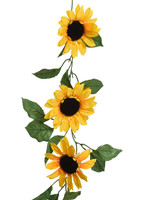 Everlands Sunflower Garland 150cm