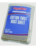 SupaDec SupaDec Cotton Twill Dust Sheet 12' x 12' (3.6m x 3.6m)