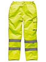 Dickies Hi vis trouser Polycotton Med Yel-last one