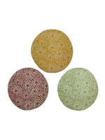 Decoris Outdoor Rug Round Floral- Yellow, Red, Yellow  150cm