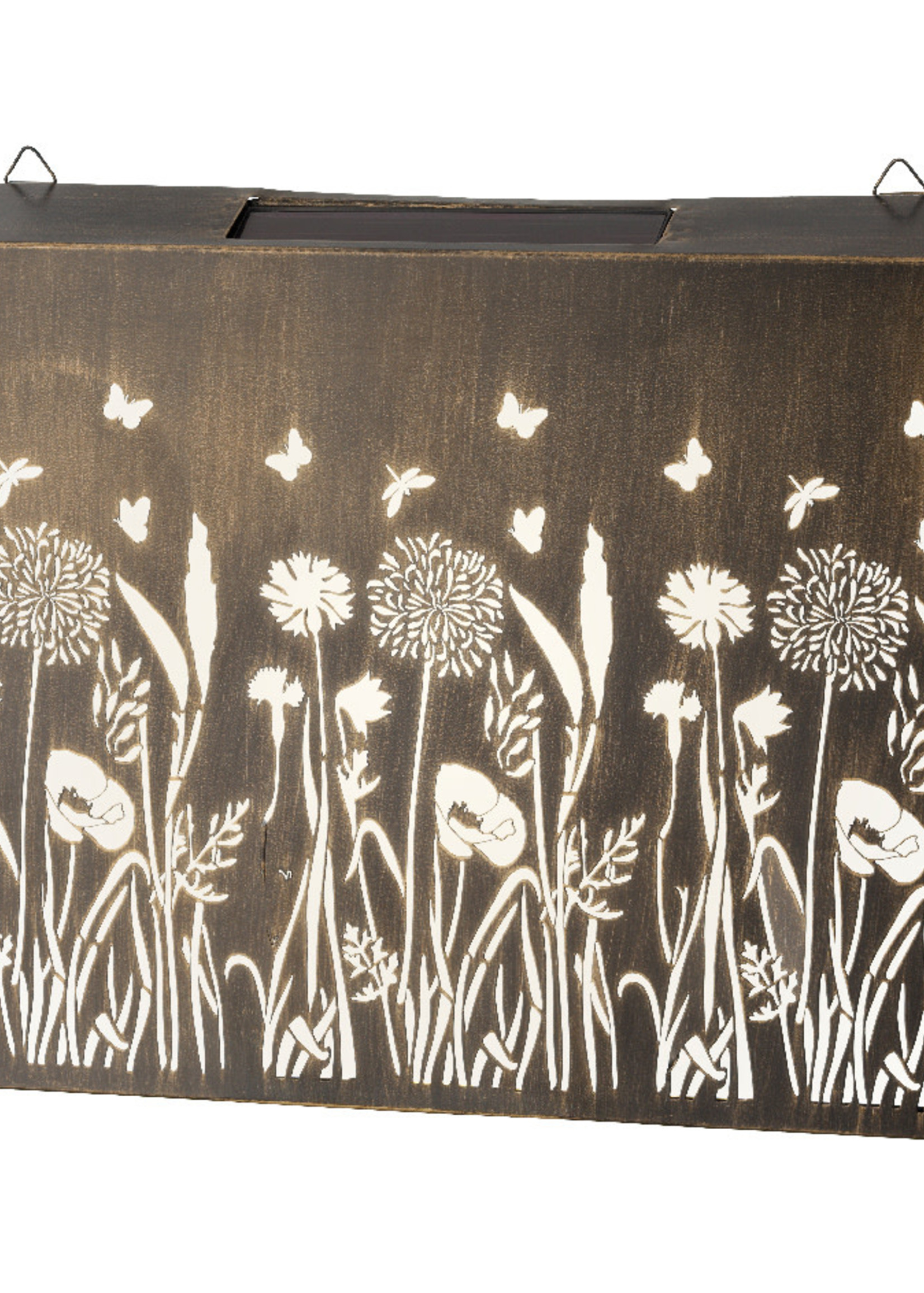 Lumineo Solar Metal Wall Panel 45 x 31 x 5cm