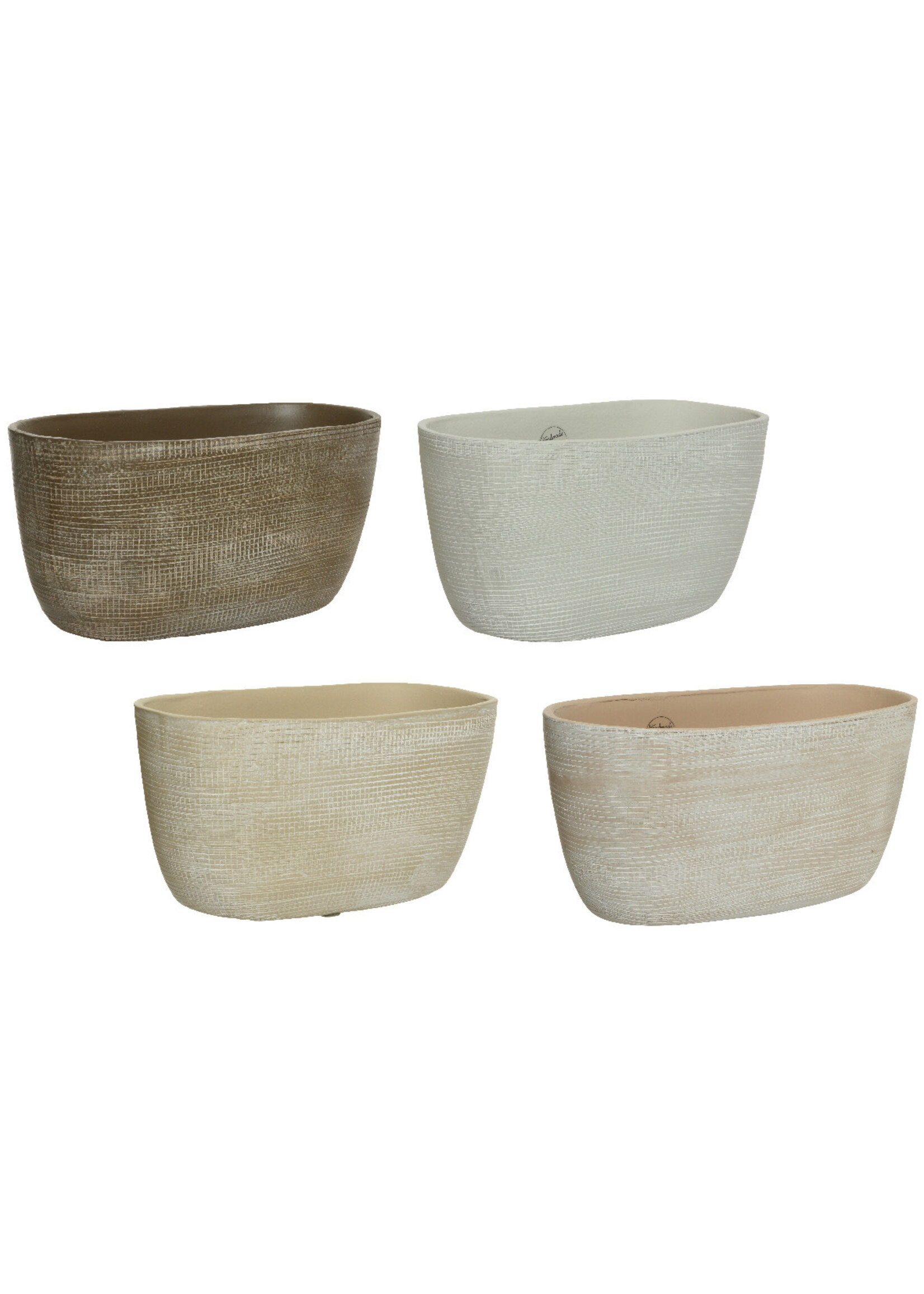 Decoris Oval Terracotta Planter 30 x 13cm