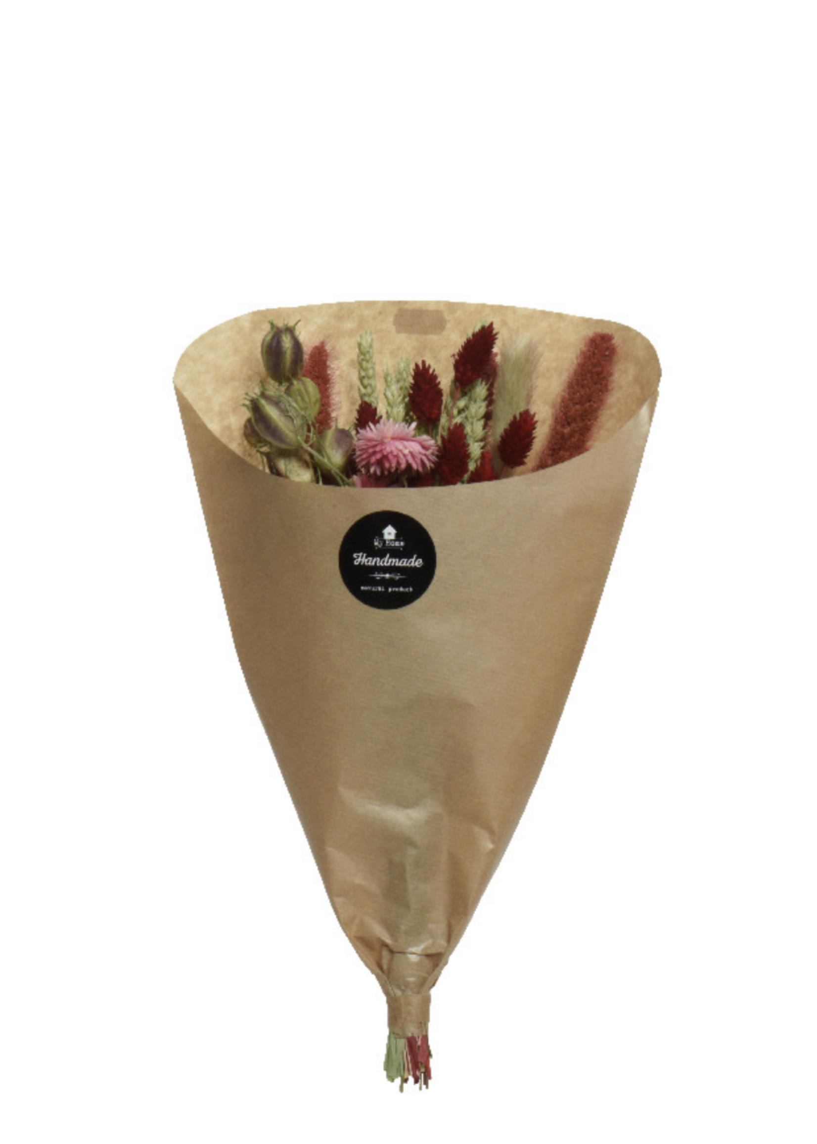 Decoris Red Dried Flower Bouquet on Stem 40 x 24 x 10cm