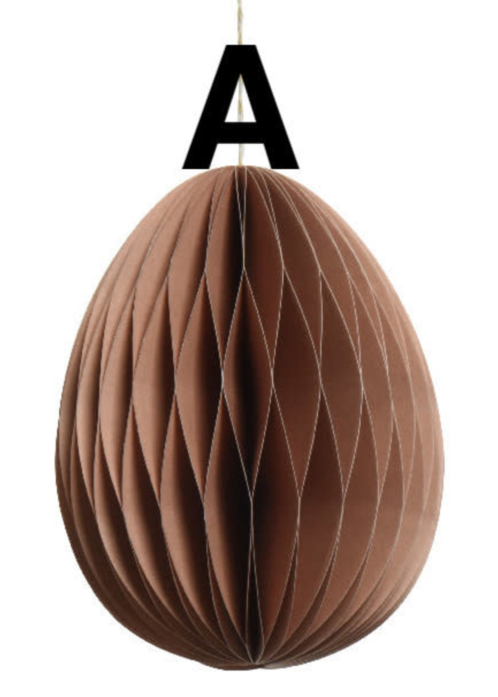 Decoris Easter Egg Paper Hanging 12 x 9cm