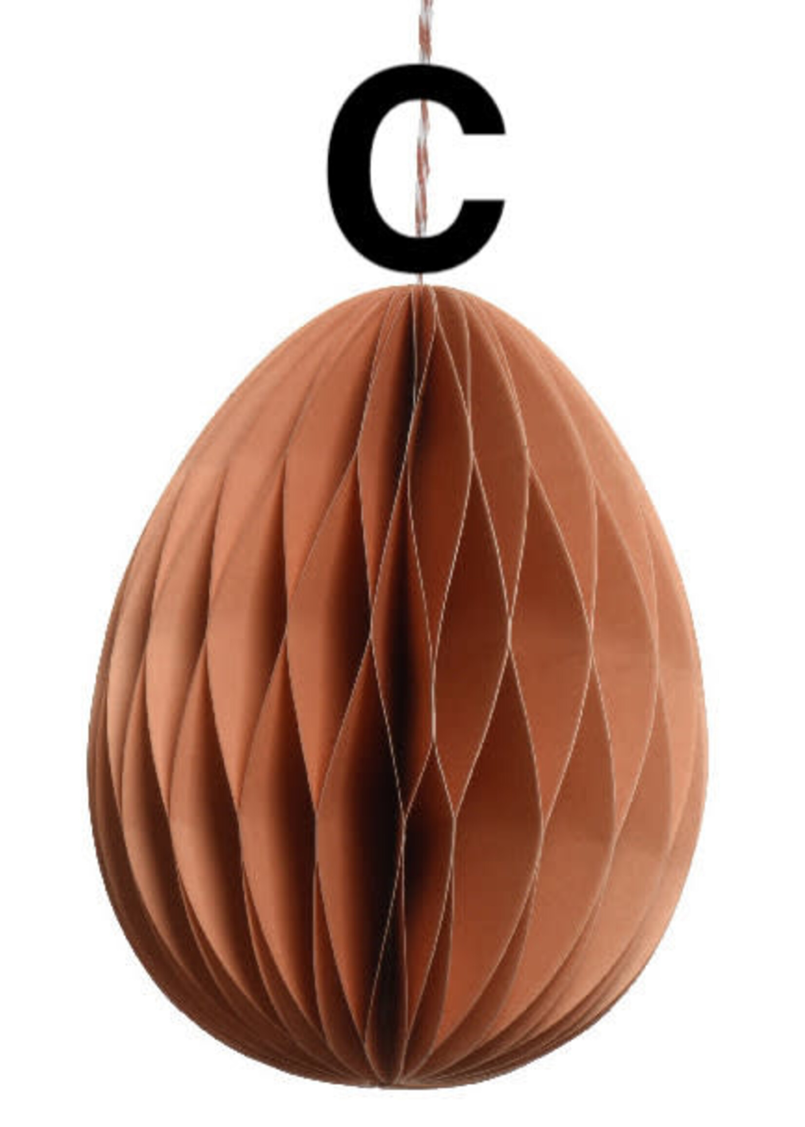 Decoris Easter Egg Paper Hanging 12 x 9cm