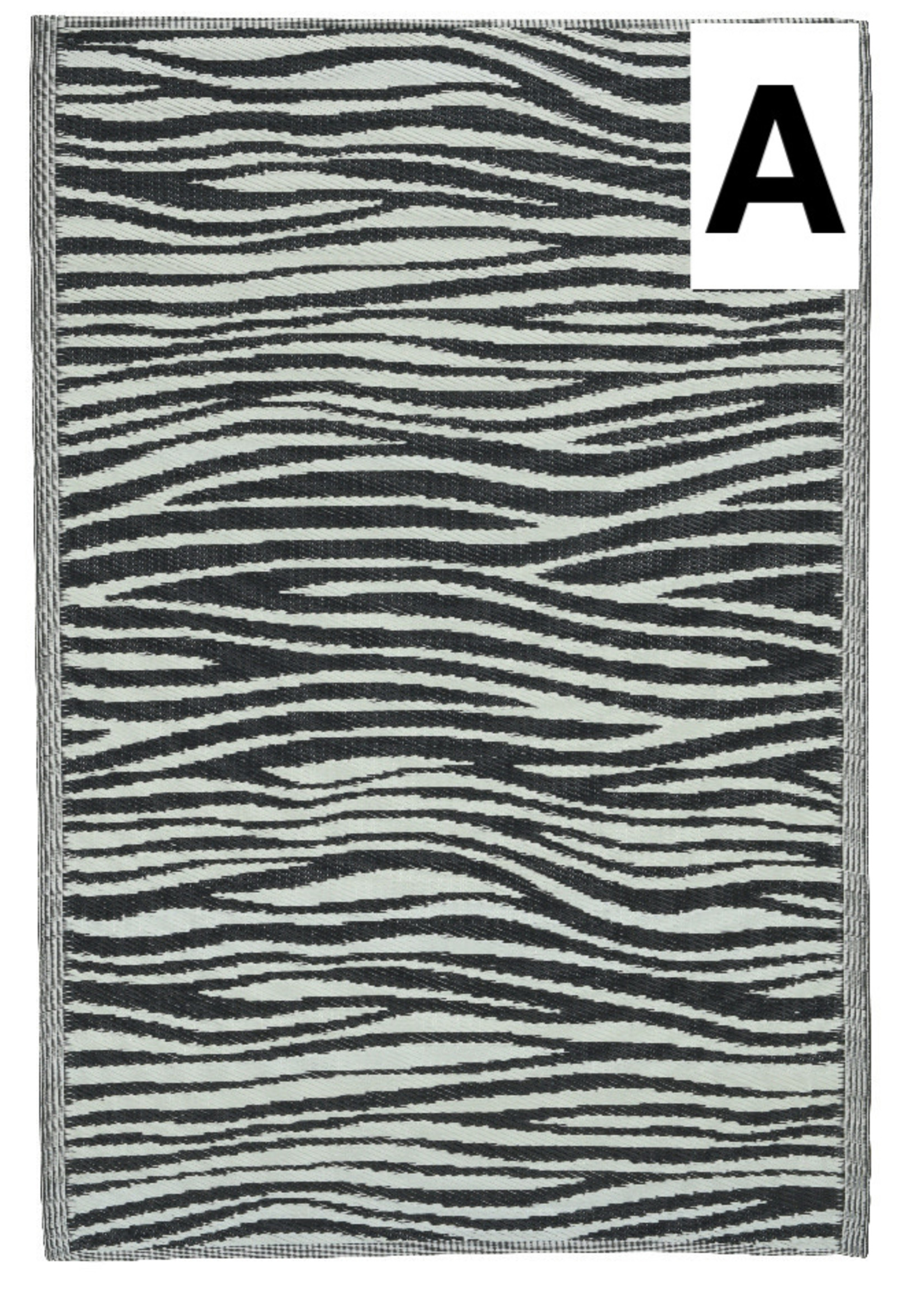 Decoris Outdoor Rug Zebra Print 180 x 120cm