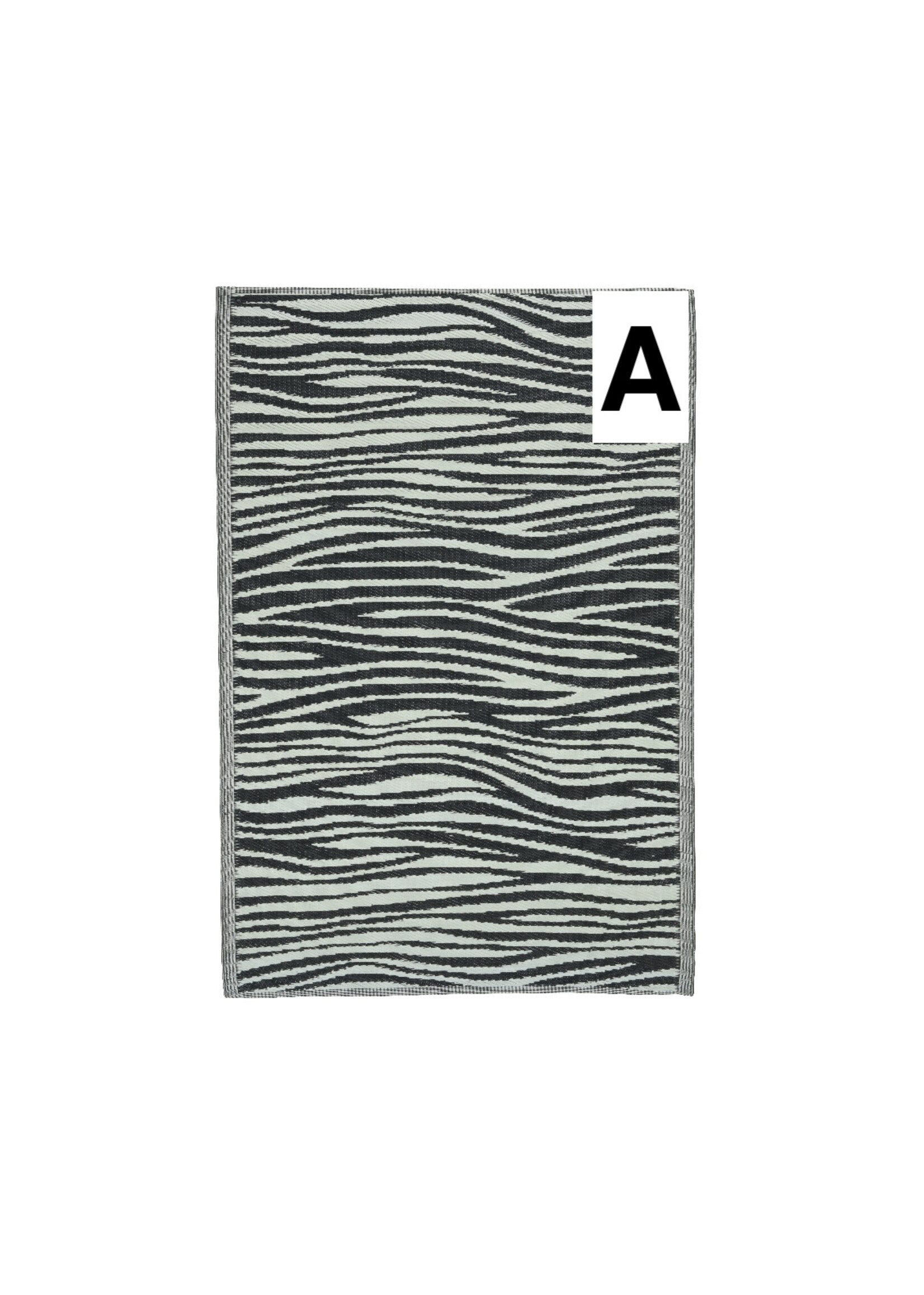 Decoris Outdoor Rug Zebra Print 180 x 120cm