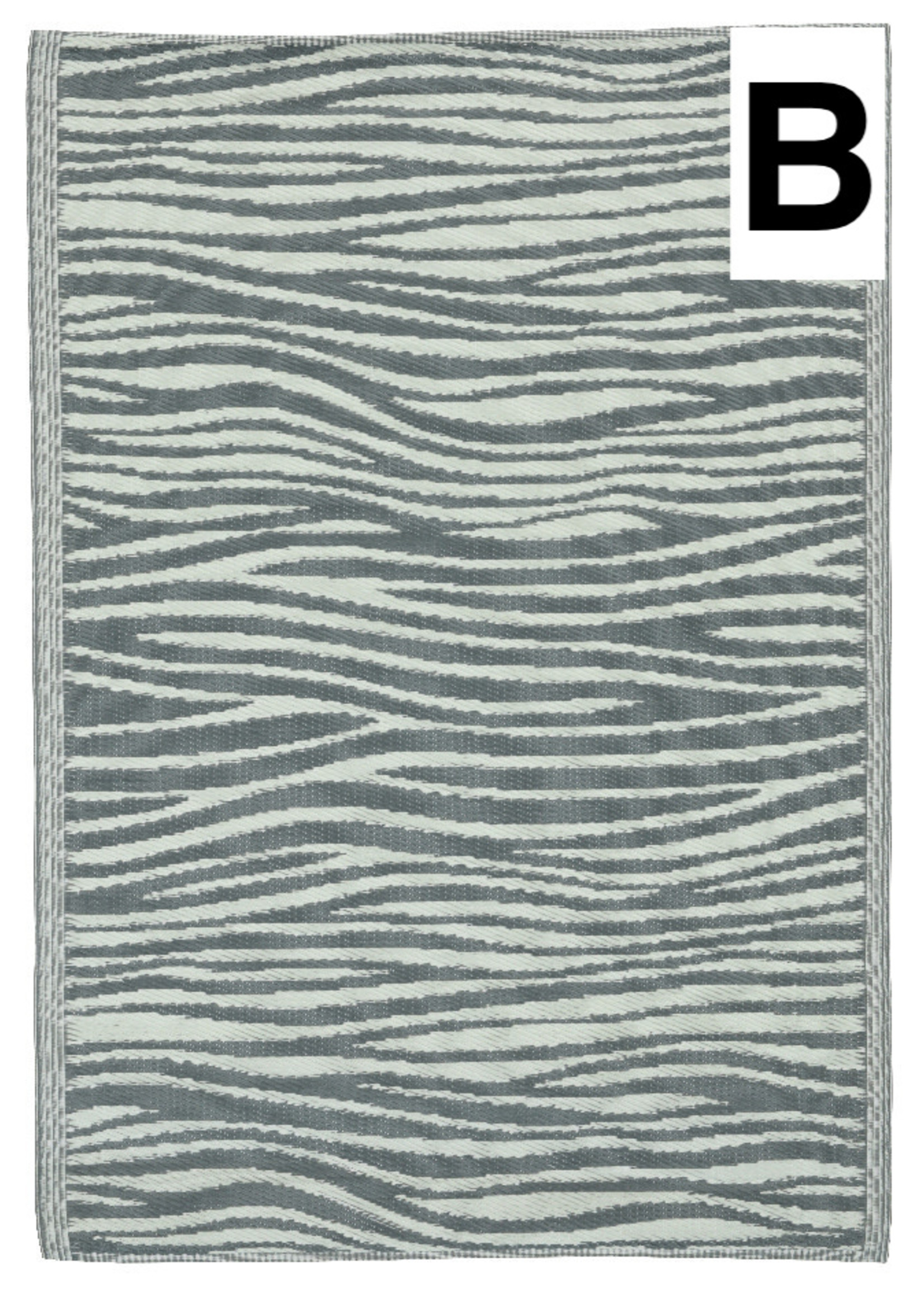 Decoris Outdoor Rug Zebra Print 180 x 120cm