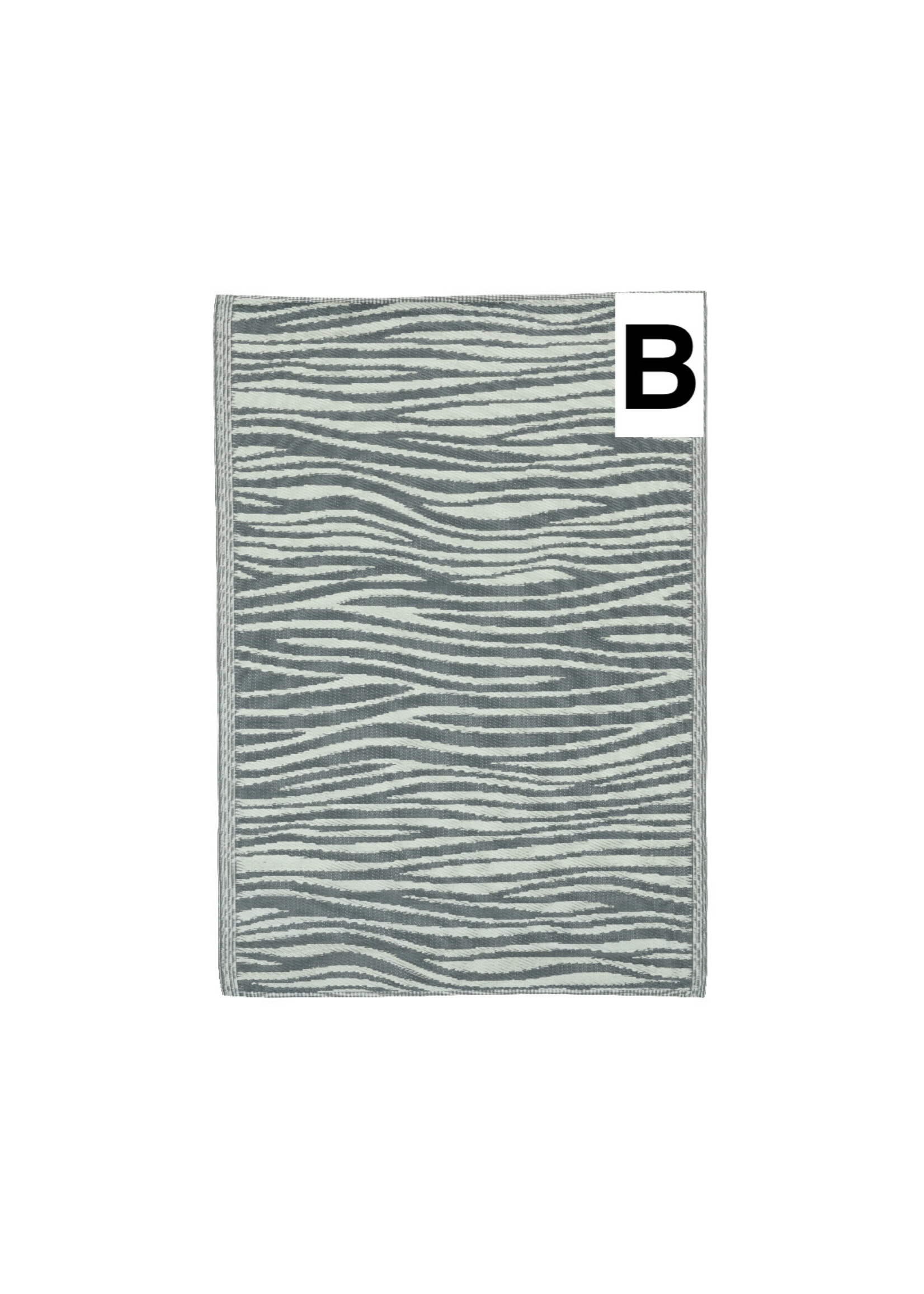 Decoris Outdoor Rug Zebra Print 180 x 120cm