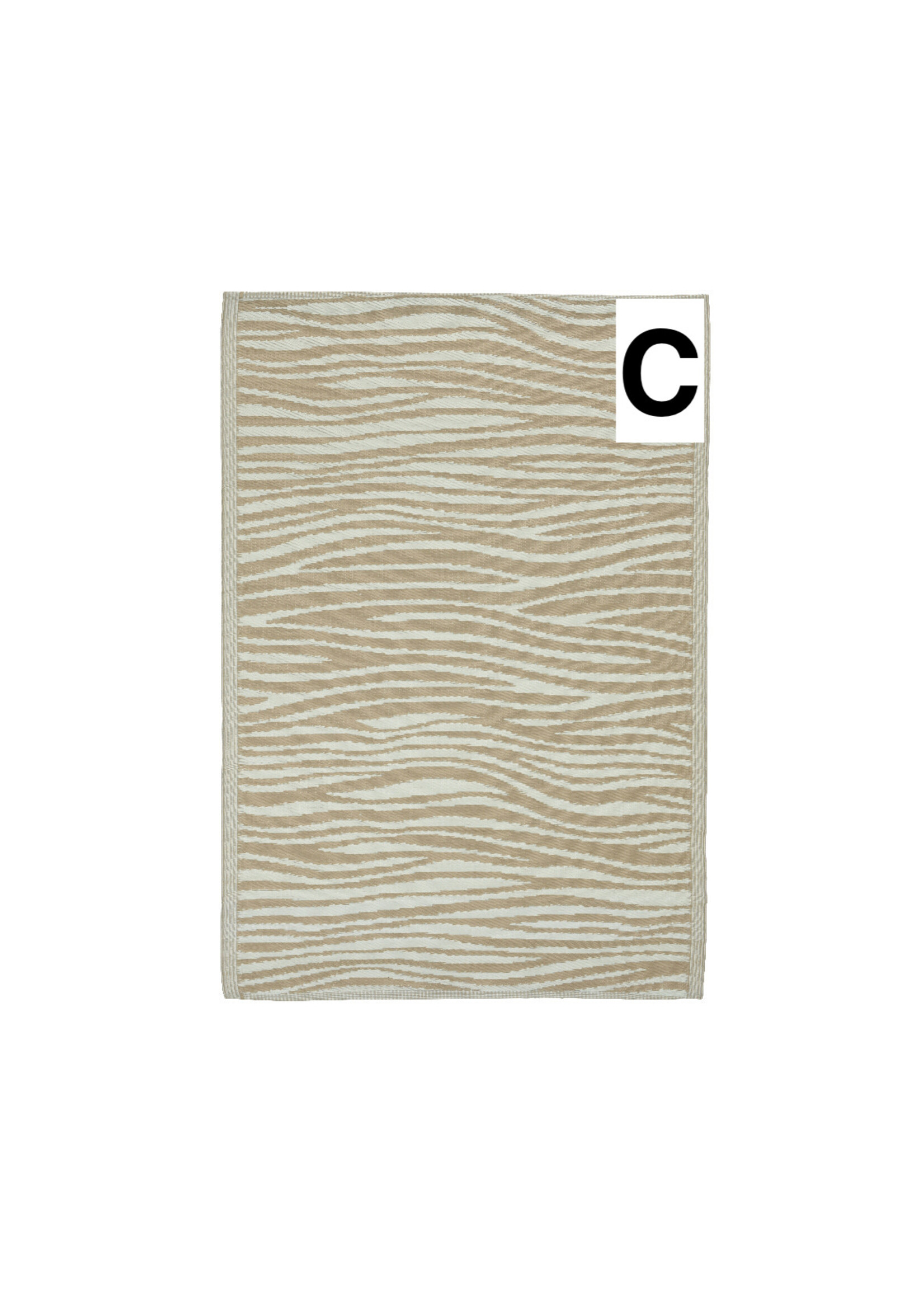 Decoris Outdoor Rug Zebra Print 180 x 120cm