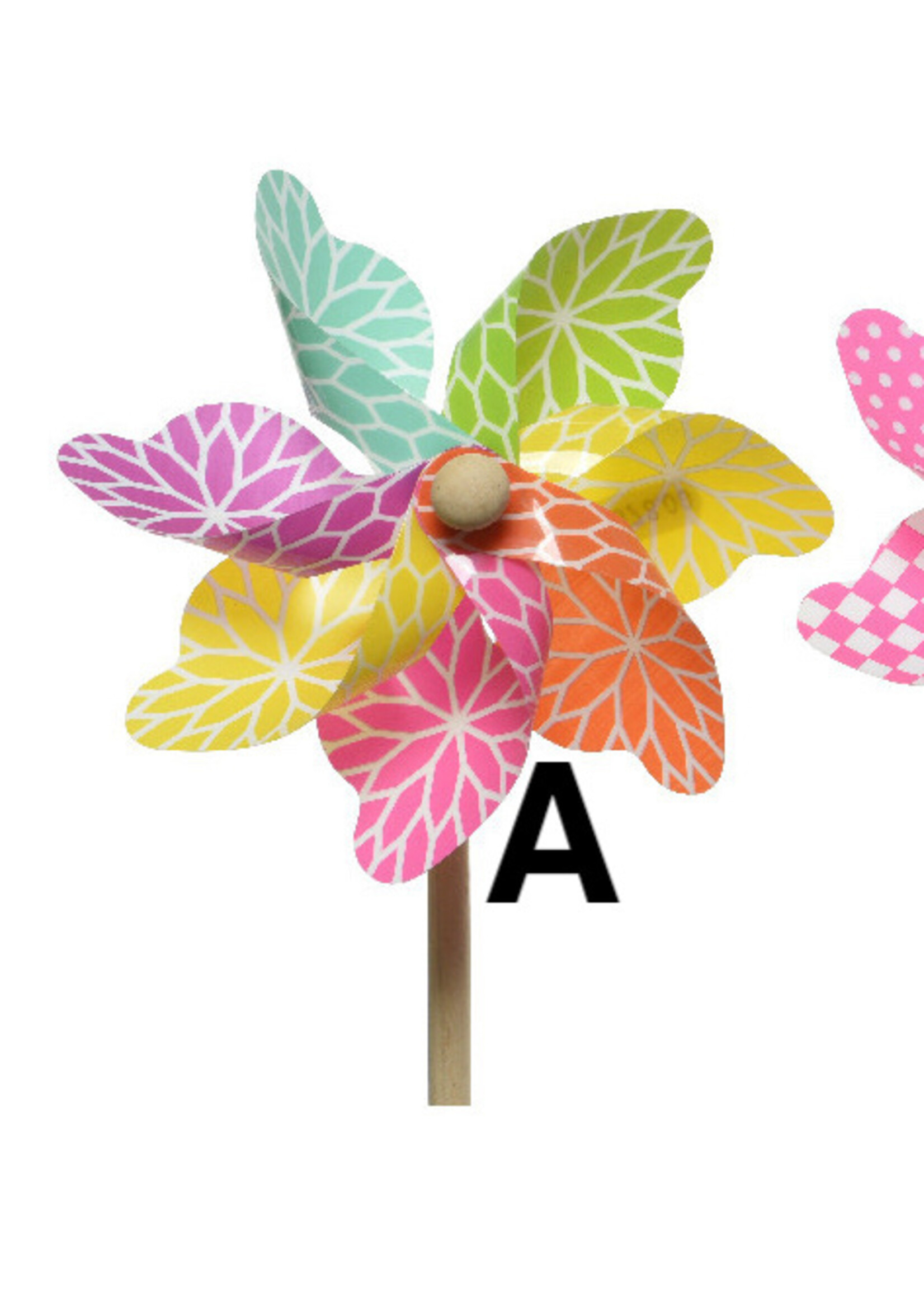 Decoris Plastic Windmill spinner 48 x17cm