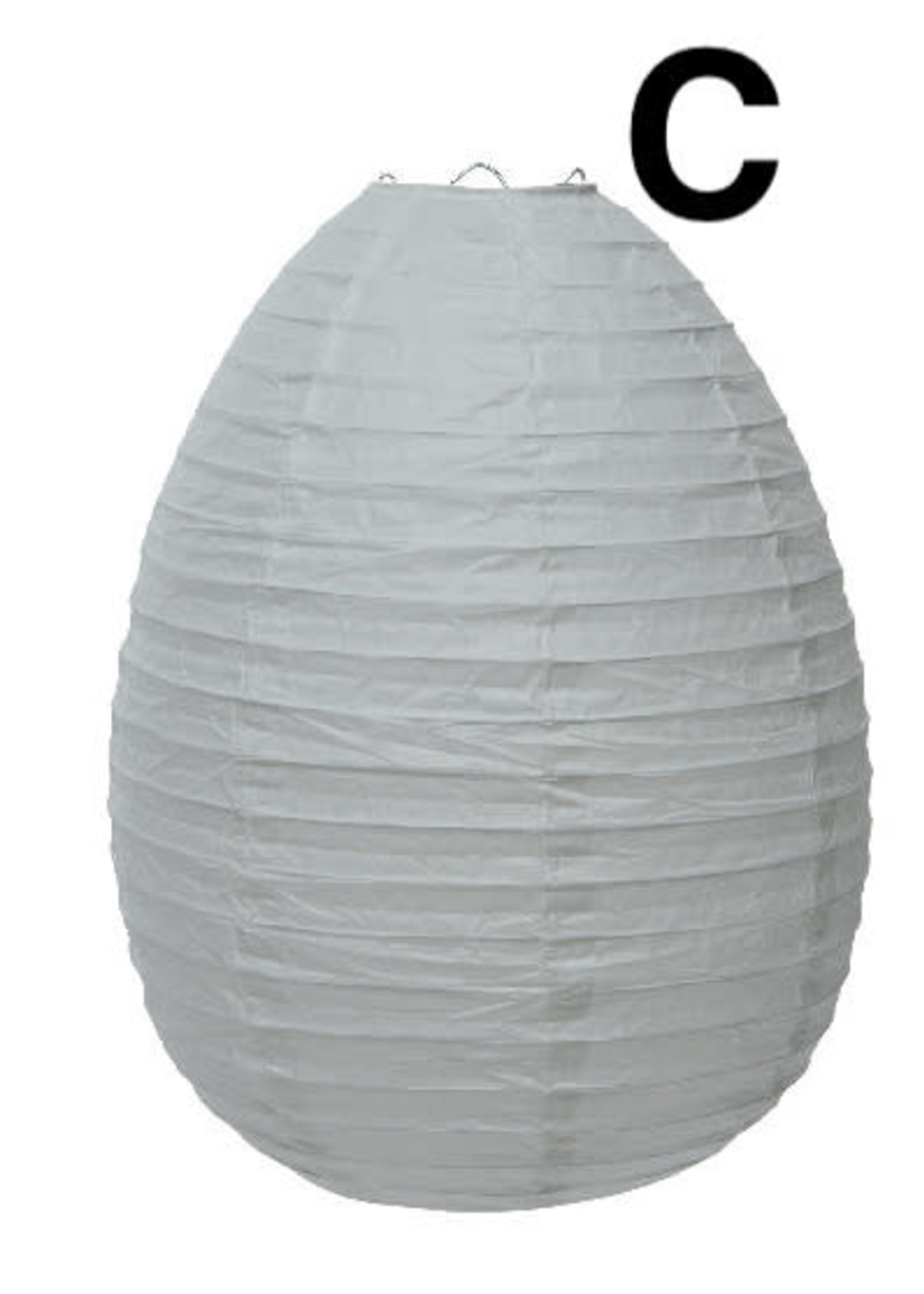 Lumineo Paper Egg Lantern 34 x 25cm