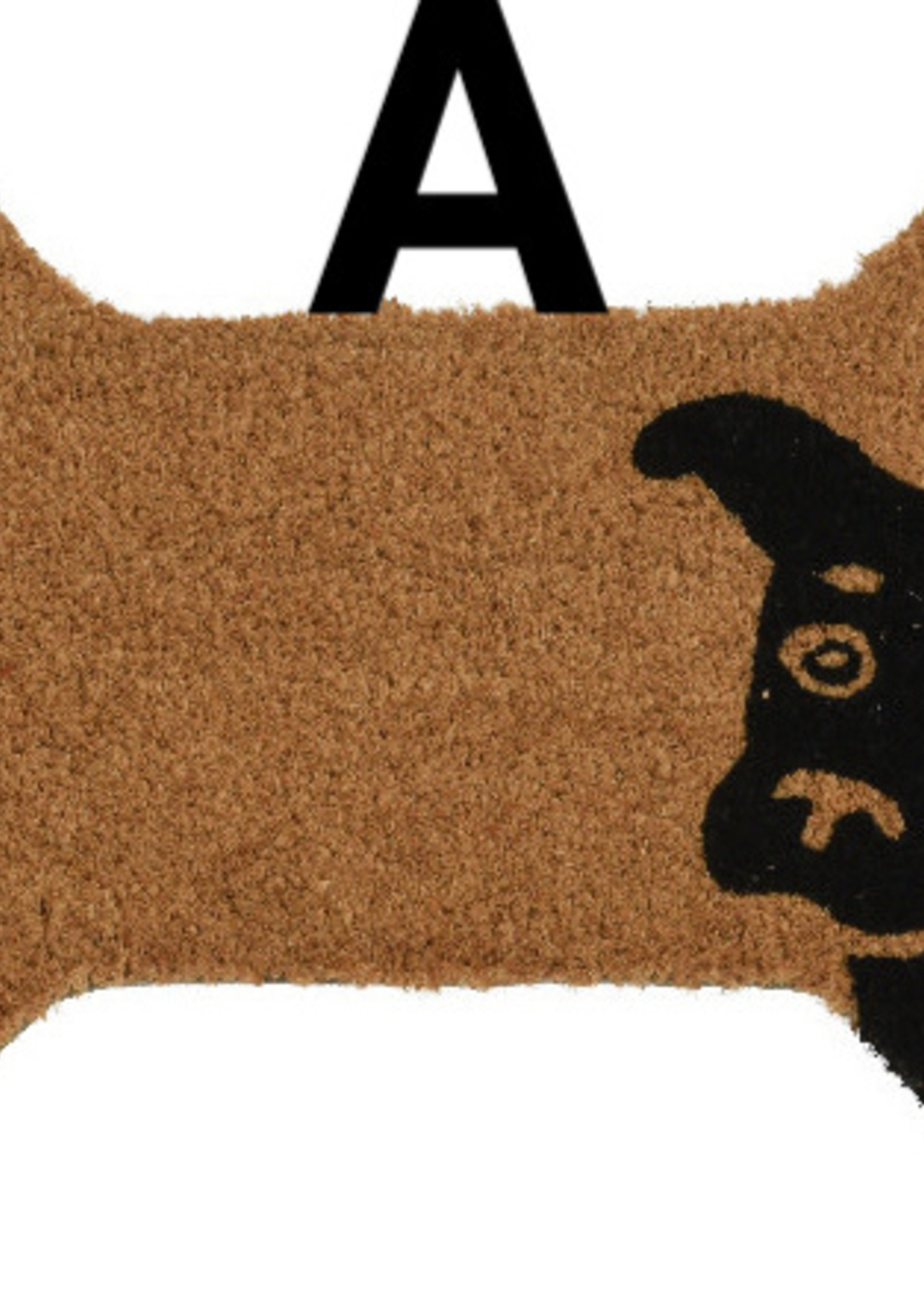 Decoris Decoris Bone Coir Doormat - Wipe Your Paws 60 x 40cm