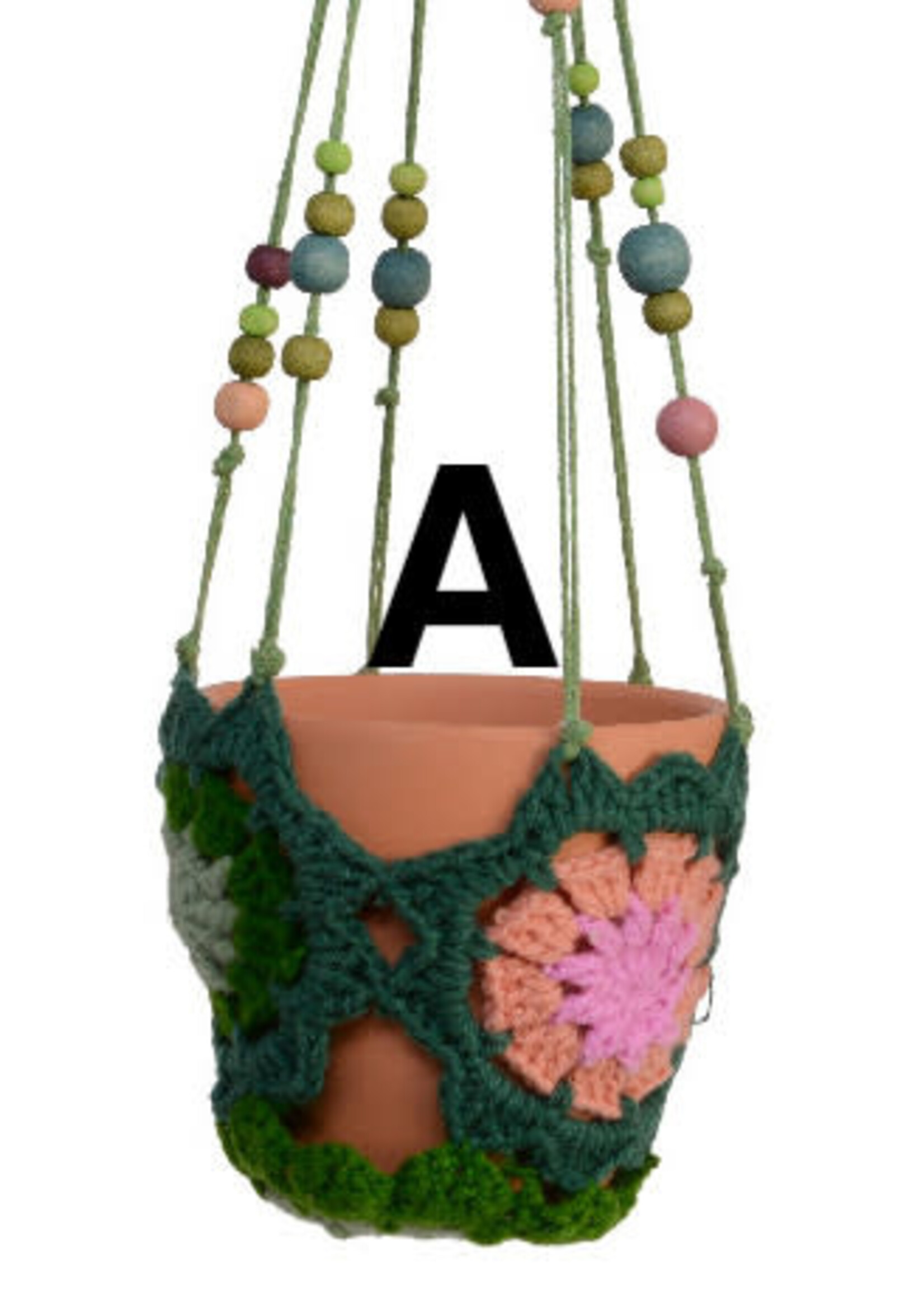 Decoris Crochet Plant Hanger 50 x 12cm