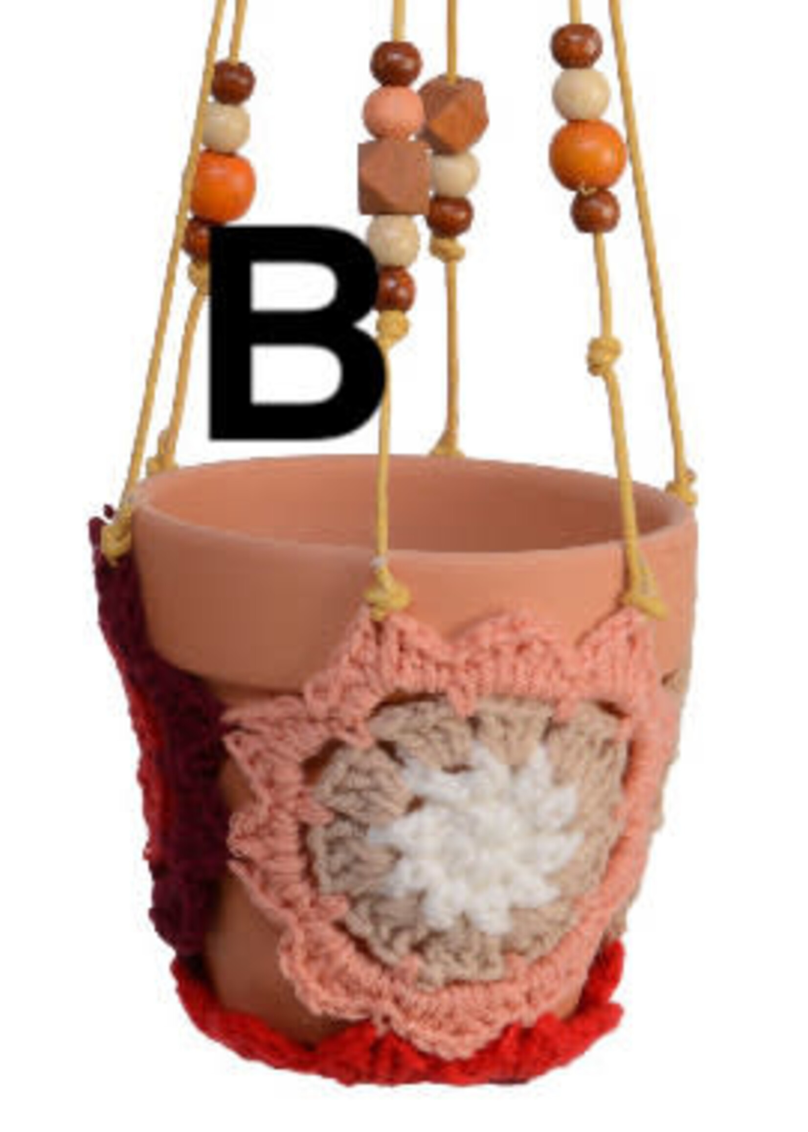 Decoris Crochet Plant Hanger 50 x 12cm