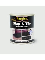 Rustins Step and tile Paint Black 500ml