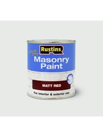 Rustins Rustins Masonry Paint 250ml Red