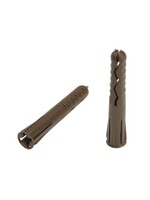 Plasplugs Plasplugs Heavy Duty Wall Plugs Brown 7mm 20 Pack