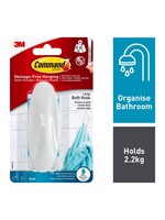 3M - Command Commad Designer Hook With Bath Strips Large