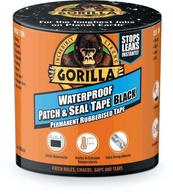 Gorilla Gorilla Waterproof Patch Tape 3m Clock’s Home and Garden