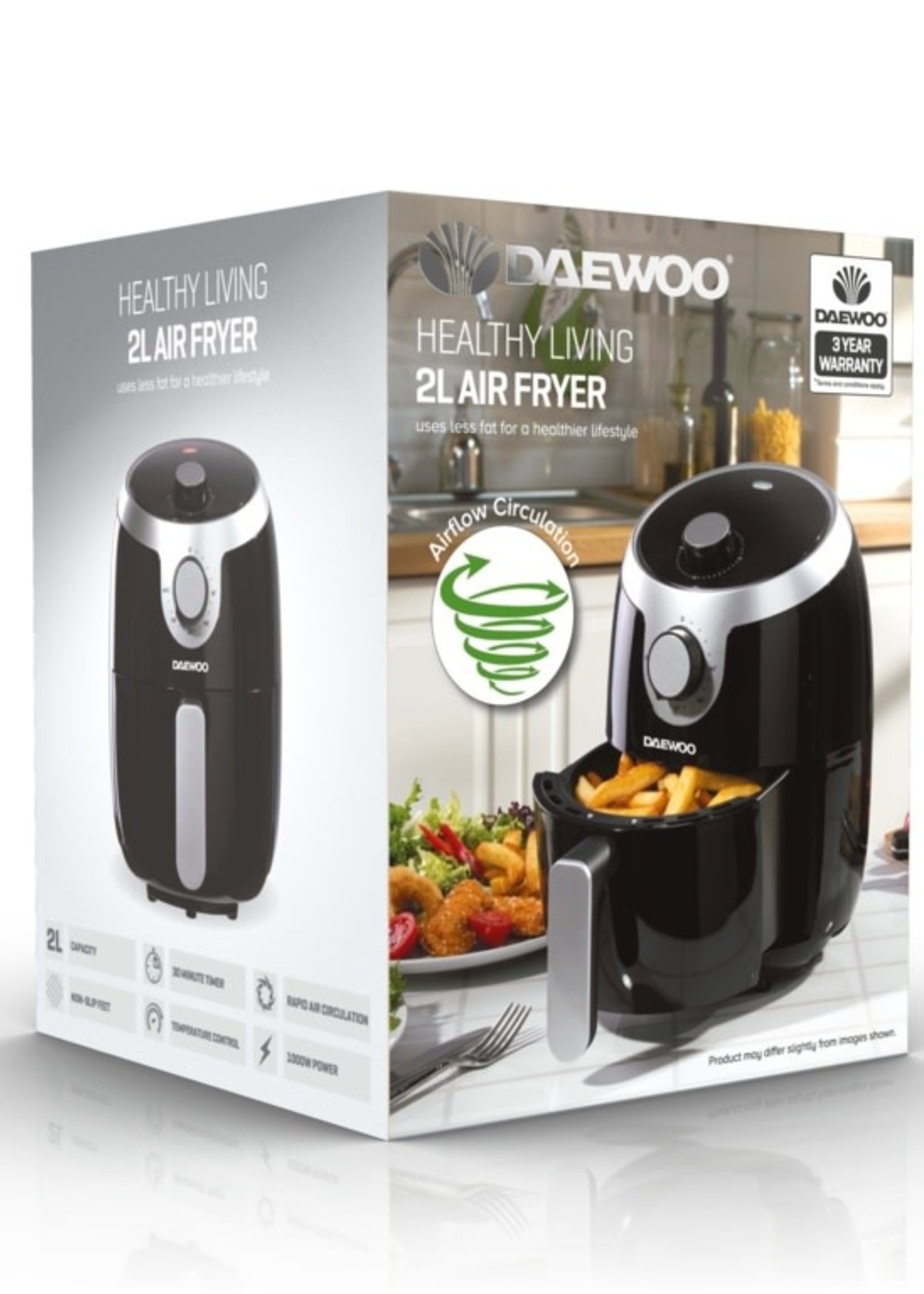 Daewoo Daewoo Single Pot Air Fryer 2L