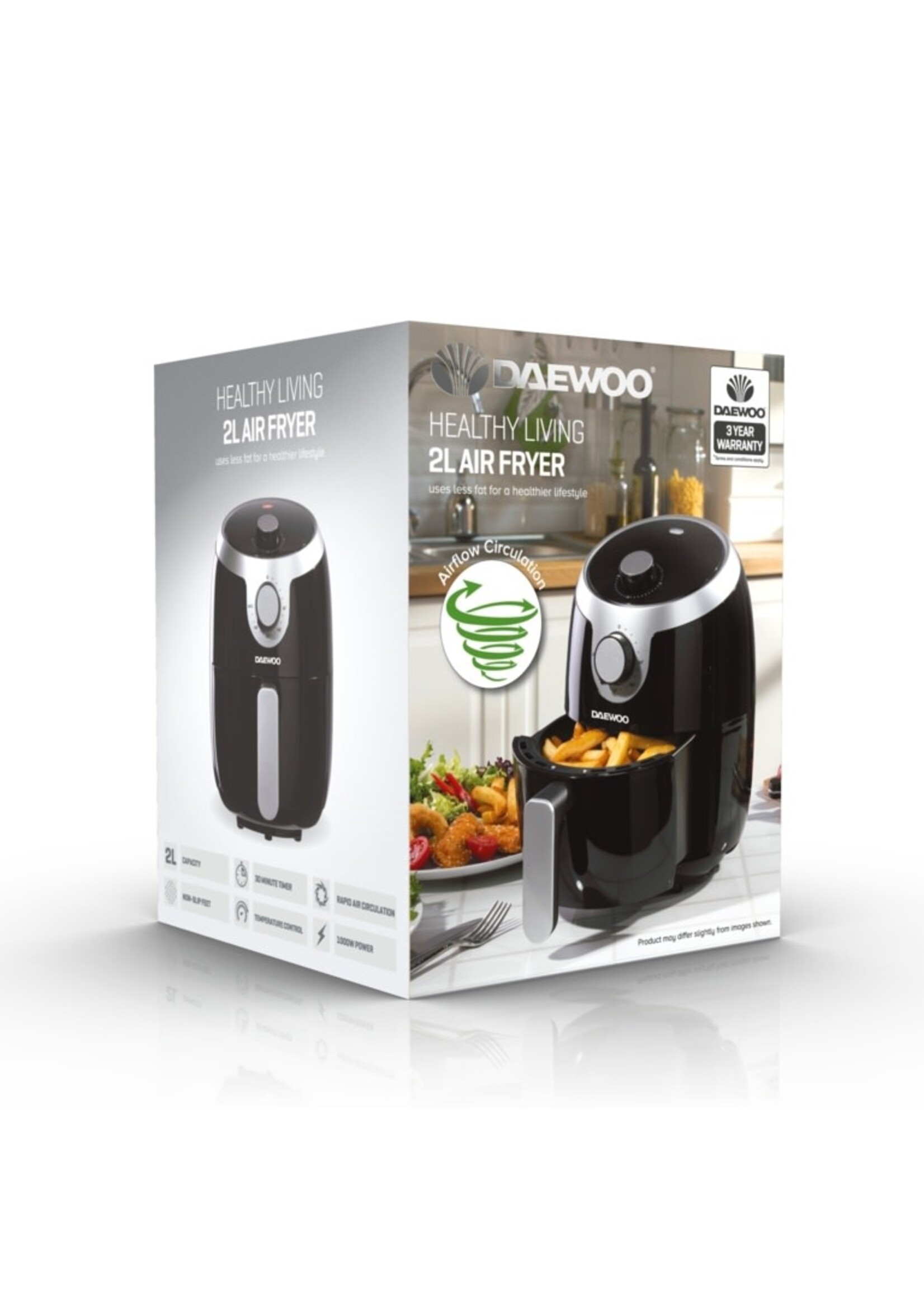 Daewoo Daewoo Single Pot Air Fryer 2L