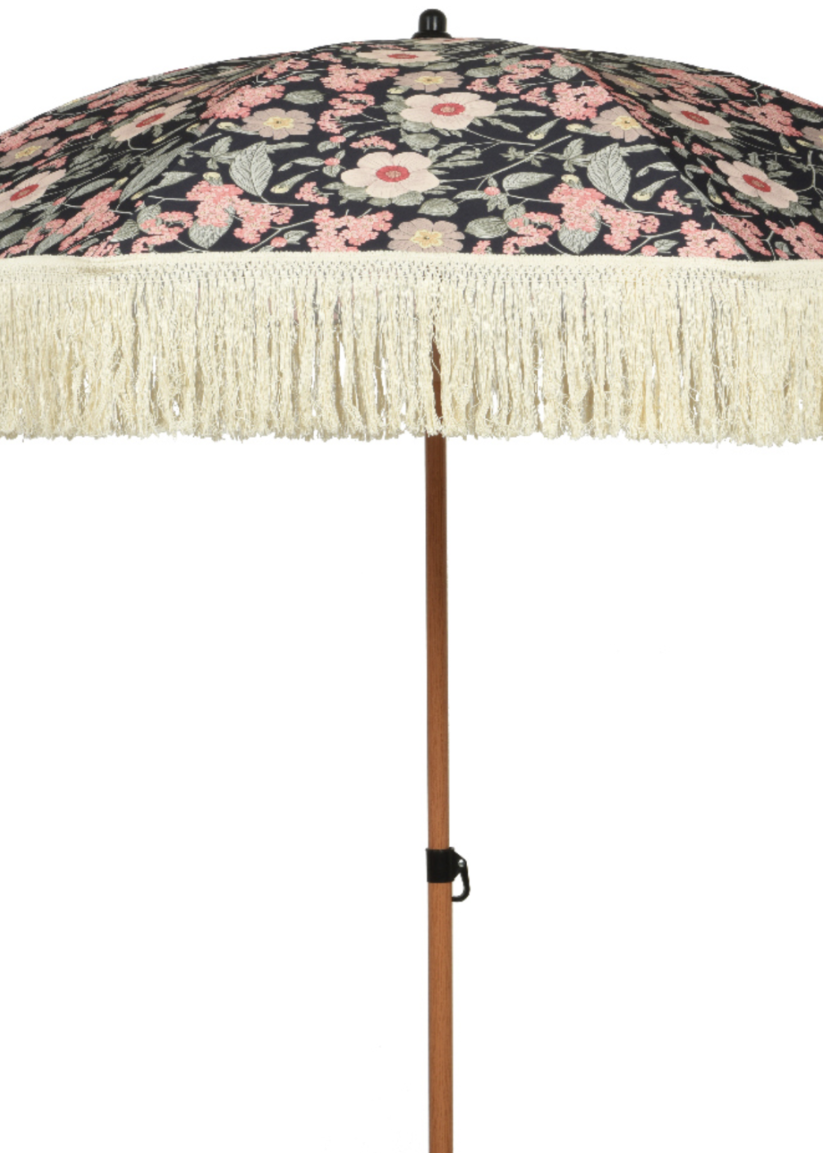 Decoris Floral Parasol With Tassels