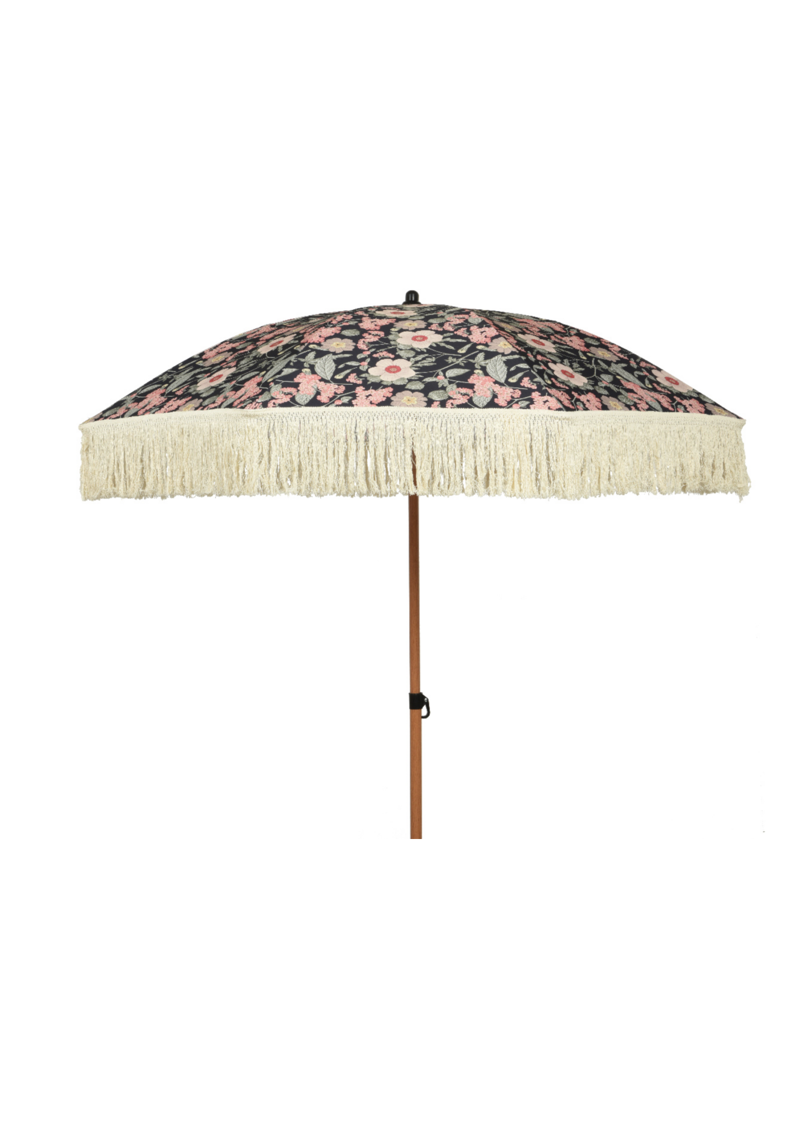 Decoris Floral Parasol With Tassels