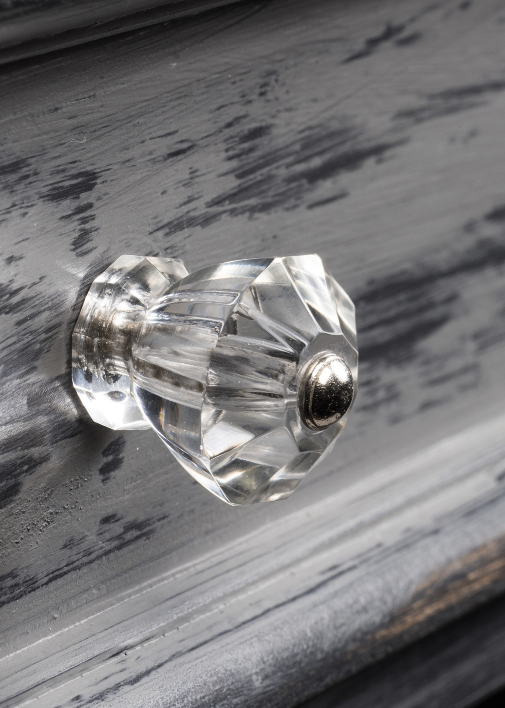 Namaste Handmade Clear Glass Doorknob