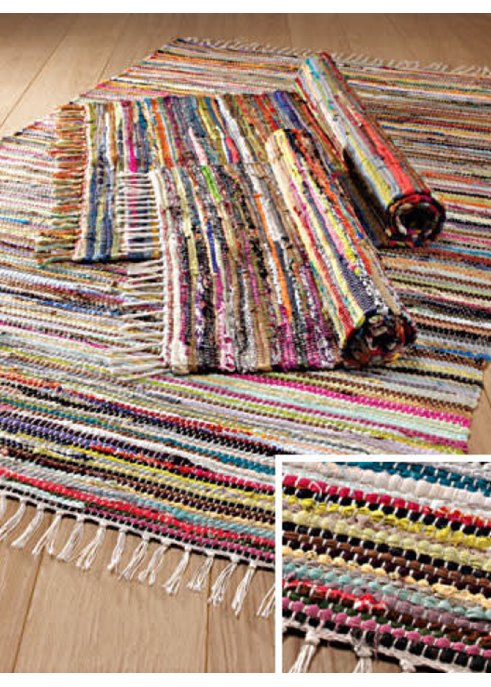 Namaste Rag Rug Fair Trade 60x90cm