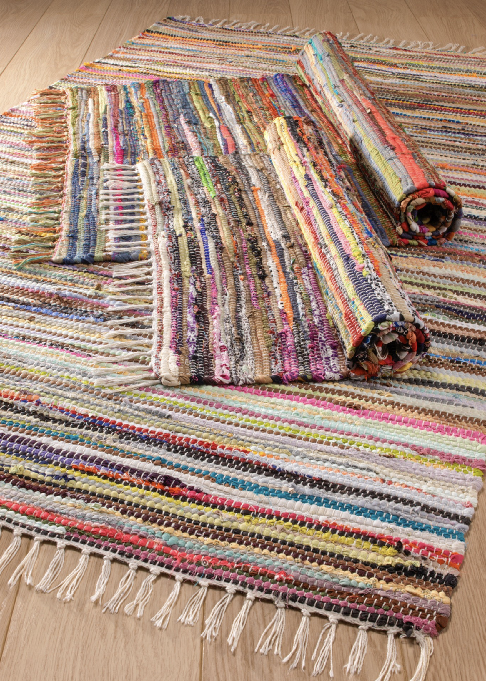 Namaste Rag Rug Fair Trade 75x120cm