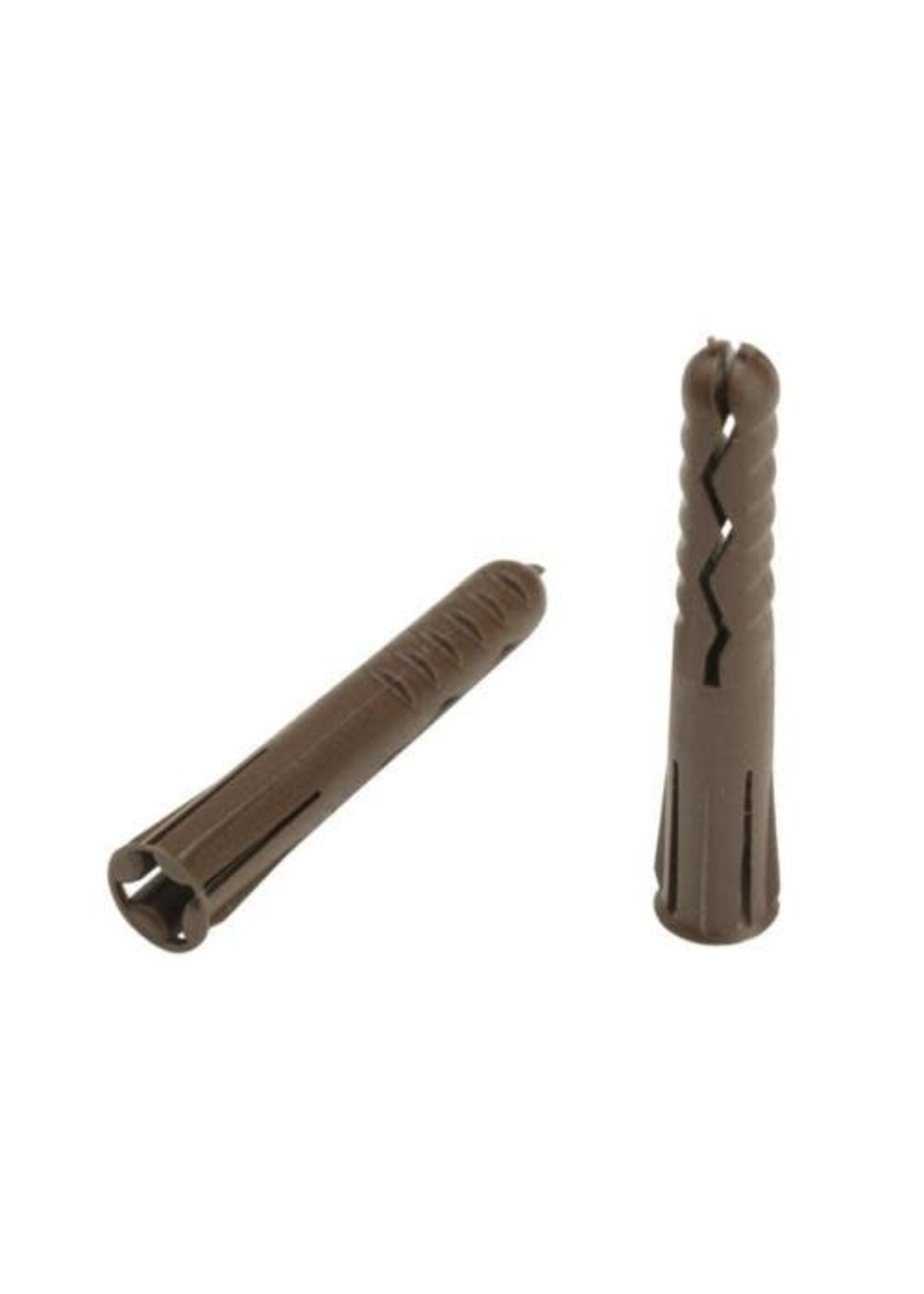Plasplugs Plasplugs Heavy Duty Wall Plugs Brown 7mm 20 Pack