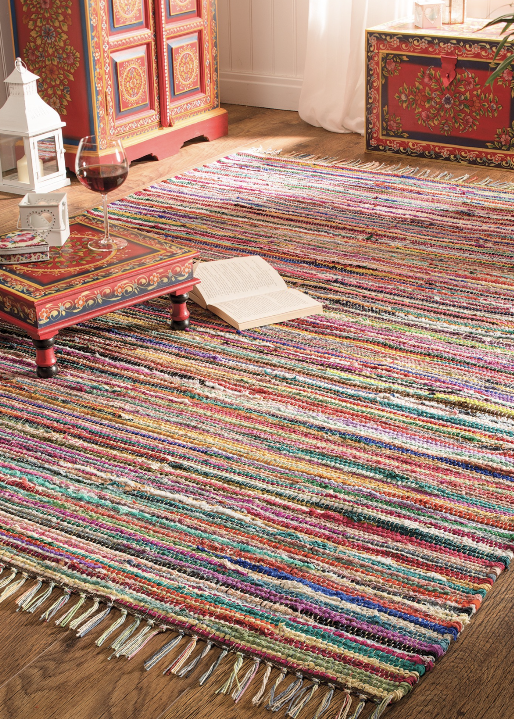 Namaste Rag Rug Fair Trade 120x180cm