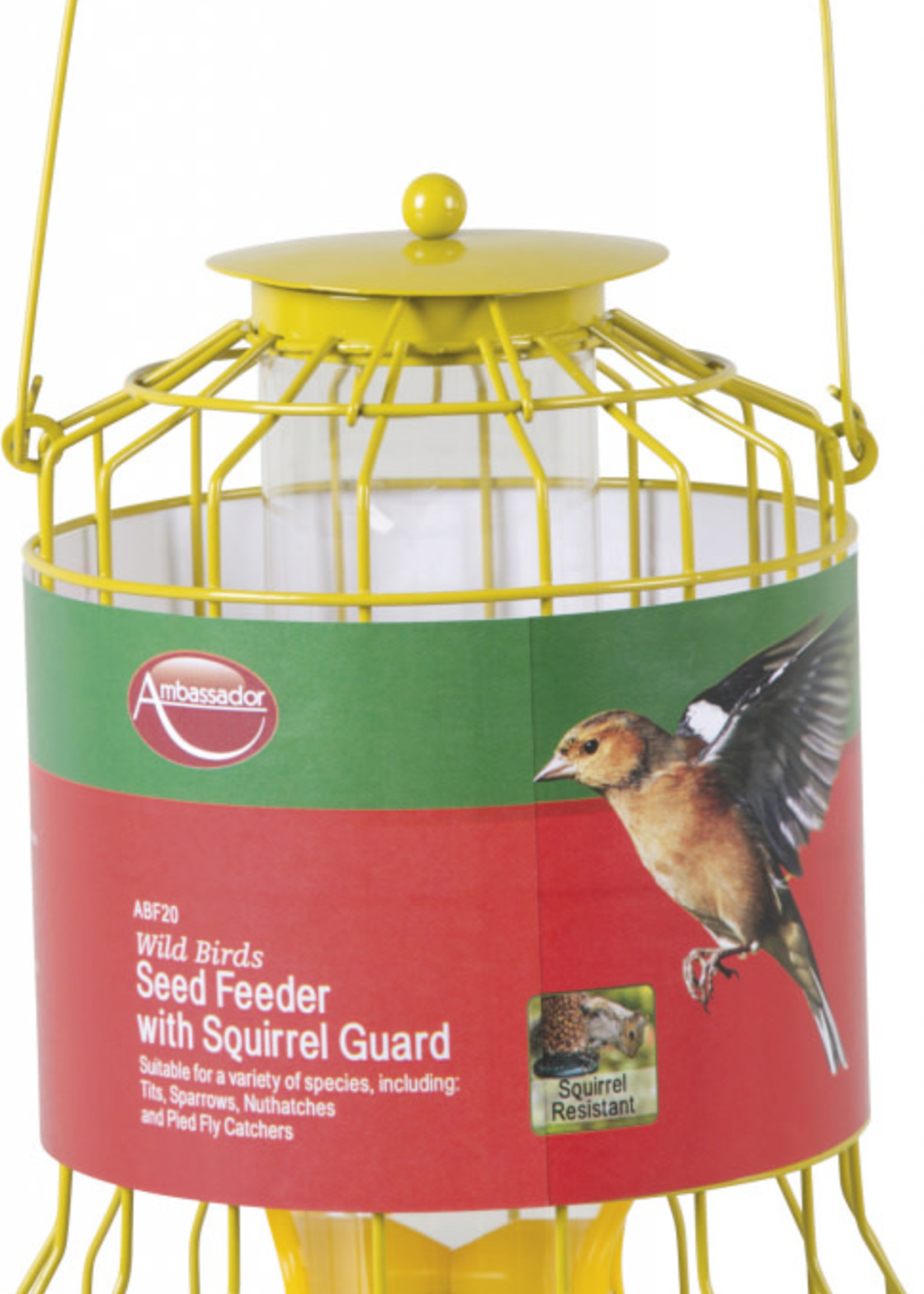 Ambassador Ambassador Wild Birds Seed Feeder With Squirrel Guard